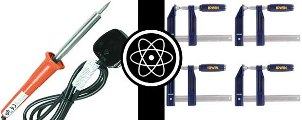 Soldering Iron and Clamps