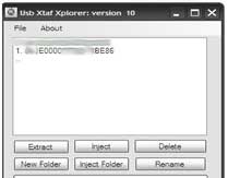 Extracting profile from Xplorer
